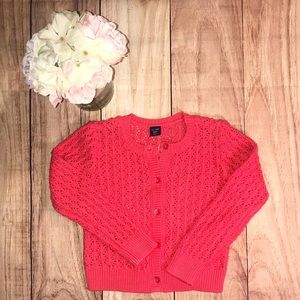 GAP : NWOT Toddler Girl Coral Cardigan : size 4T